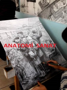 Güzel Sanatlar Yetenek Sınavlarına Hazırlık İmgesel Karakalem çalışmaları Anatomi Sanat